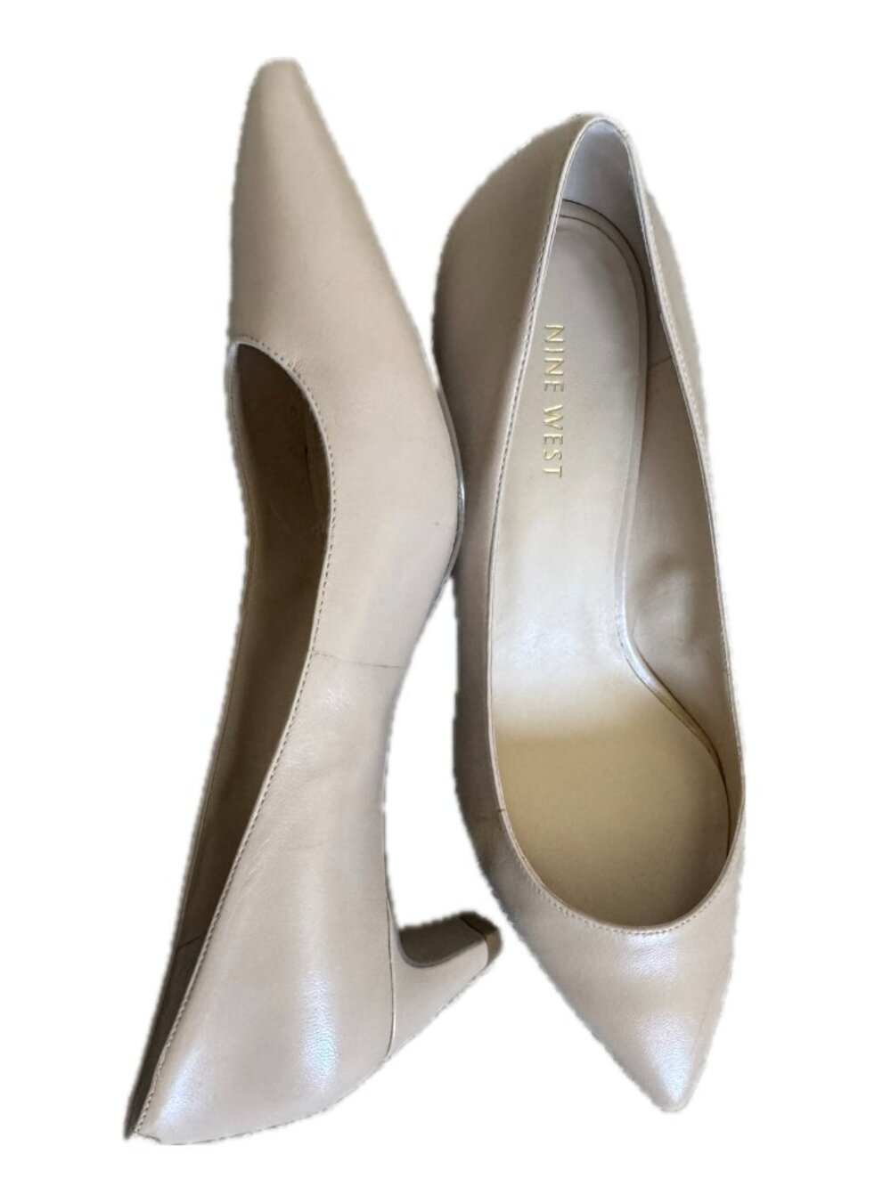 Nine West Taupe Light Camel leather pumps Size 9.5 M